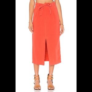 Free People Fiesta Red Skirt